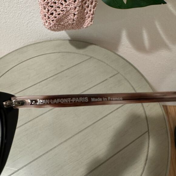 Jean Lafont Paris Cat Eye Sunglasses, Classic Black Frame, Luxury Eyewear‎